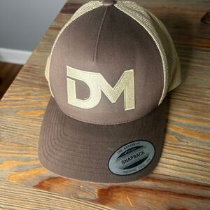 YuPoong Snapback Trucker Hat DM Logo Patch Adjustable Baseball‎ Cap